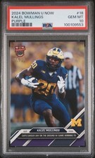 2024 BOWMAN U NOW KALEL MULLINGS 18 PURPLE PSA GEM MT 10 /25