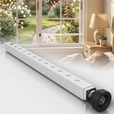 Window Security Bar Adjustable 17-32" for Sliding Windows, Security Lock Bar ...
