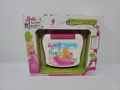 Barbie A Fashion Fairytale Little Learning Laptop. Read Untested