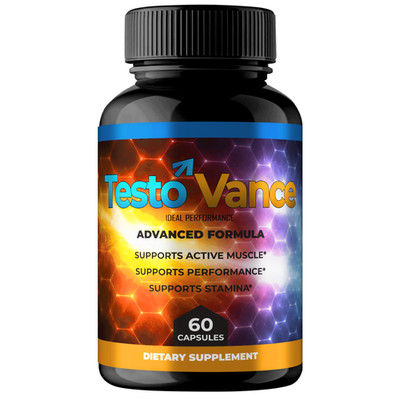 TestoVance Supplement Capsules, Advanced Testo Vance Natural Pills (1 Pack)