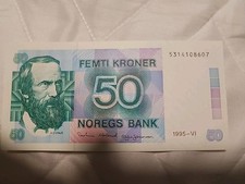 Norway 50 Kroner 1990 UNC