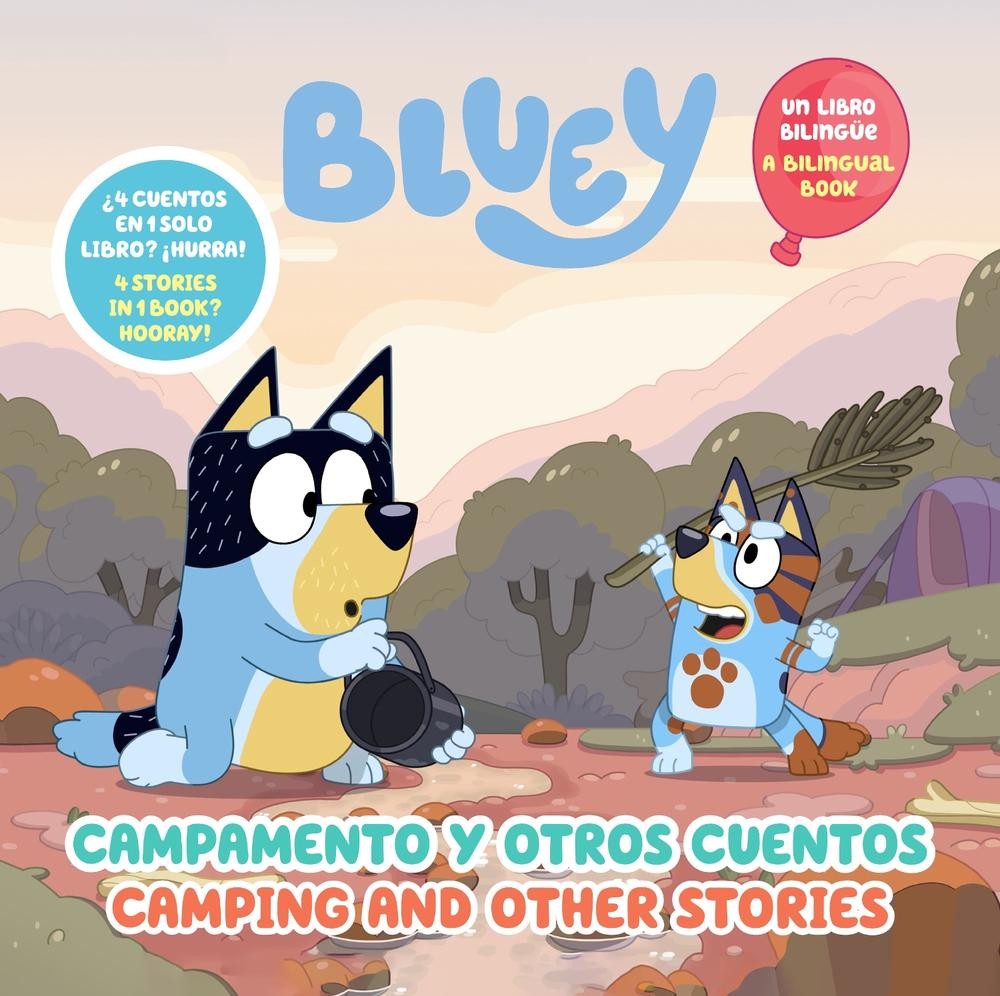 Bluey: Camping and Other Stories/Campamento y otros cuentos (Bilingual English-