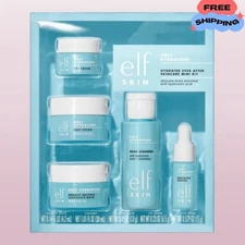 e.l.f. SKIN Holy Hydration! Hydrated Ever After Skincare Mini Kit, Cleanser, new