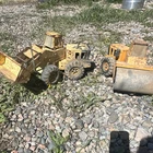 Tonka Pressed Steel Construction Vehicles Loader Roller Yellow