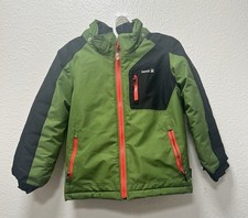 Kamik Kids Hudson Color Block Jacket Green Bl...