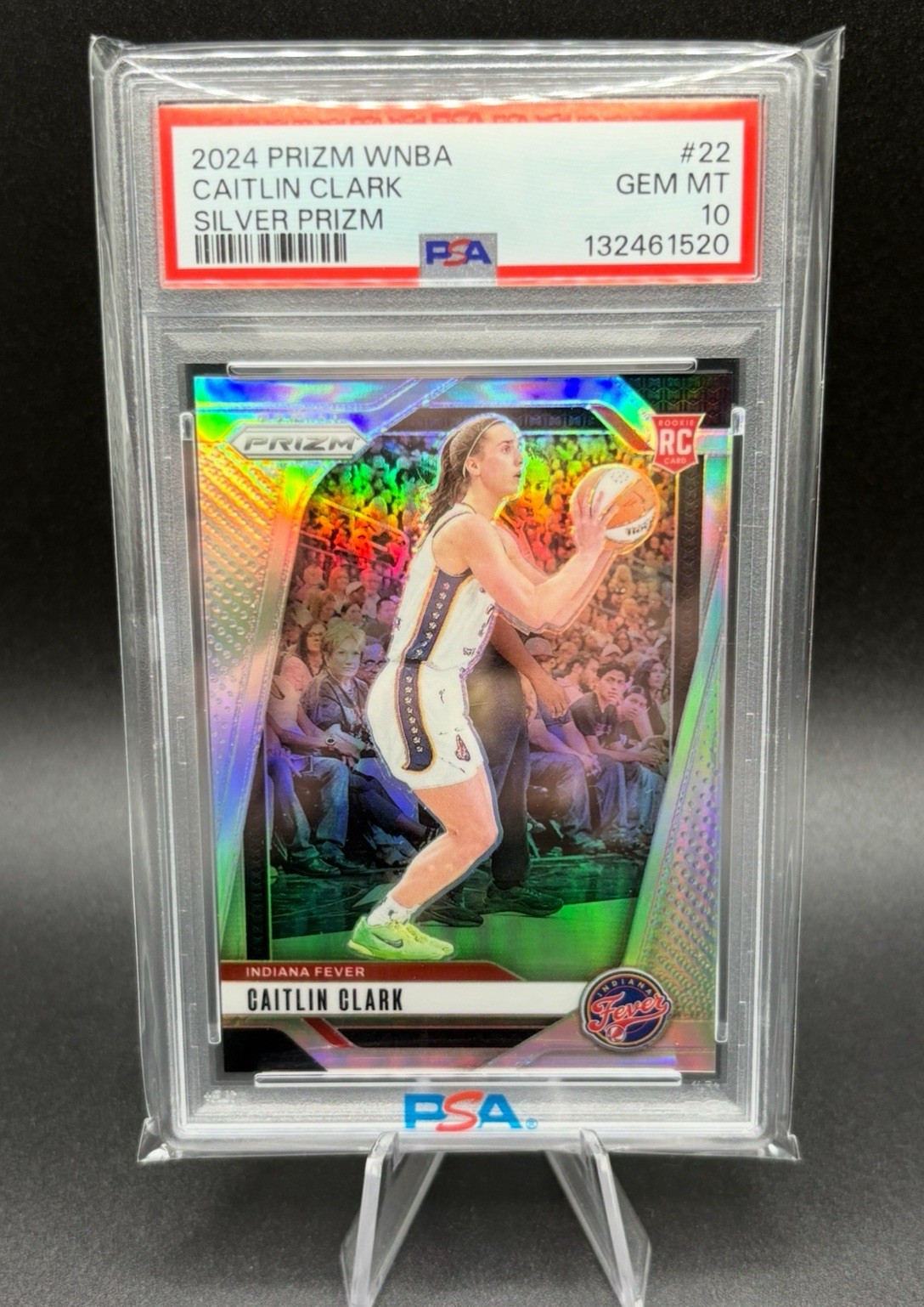 2024 Prizm WNBA Caitlin Clark Silver Prizm PSA 10 #22