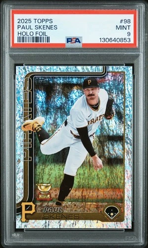 2025 Topps #98 Paul Skenes Holo Foil PSA 9