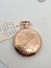 Antique 1917 Elgin Gold Filled Pocket Watch Beautiful Bird Design