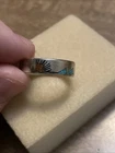 Vintage Native American Sterling Silver storyteller band