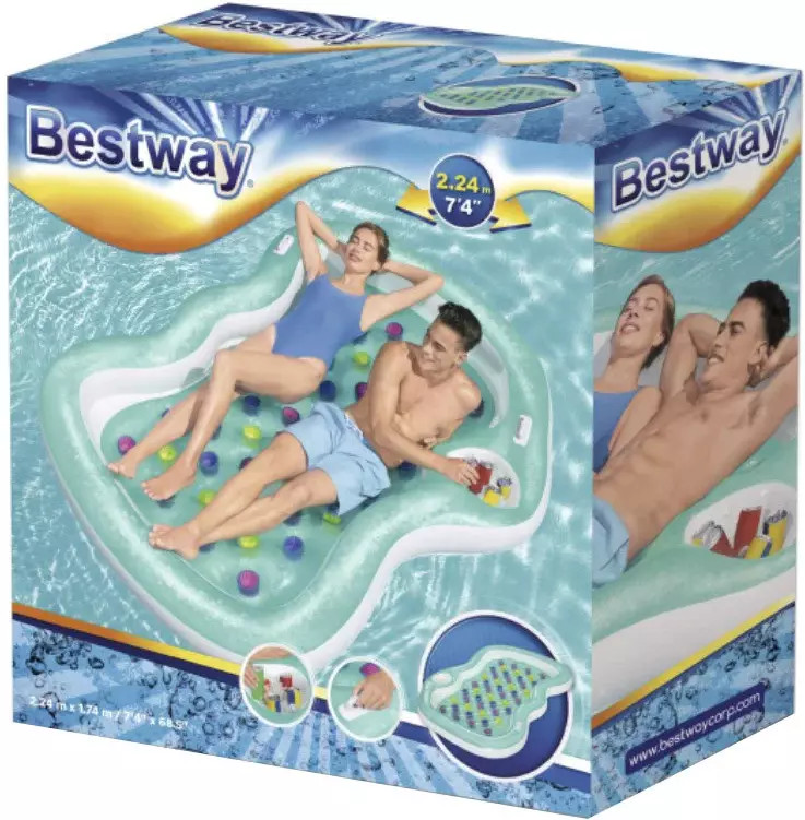 6942138984118 Materac plaowy dwuosobowy 224x174 cm Bestway 11490₽