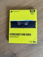 *SEALED* *NEW* RAM Corsair Vengeance RGB DDR5 64 Go (2 x 32 Go) 6400 MHz CL32