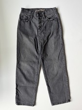 Universal Thread Vintage Straight Jeans Womens 00/24 R HIgh Rise Button Fly Gray