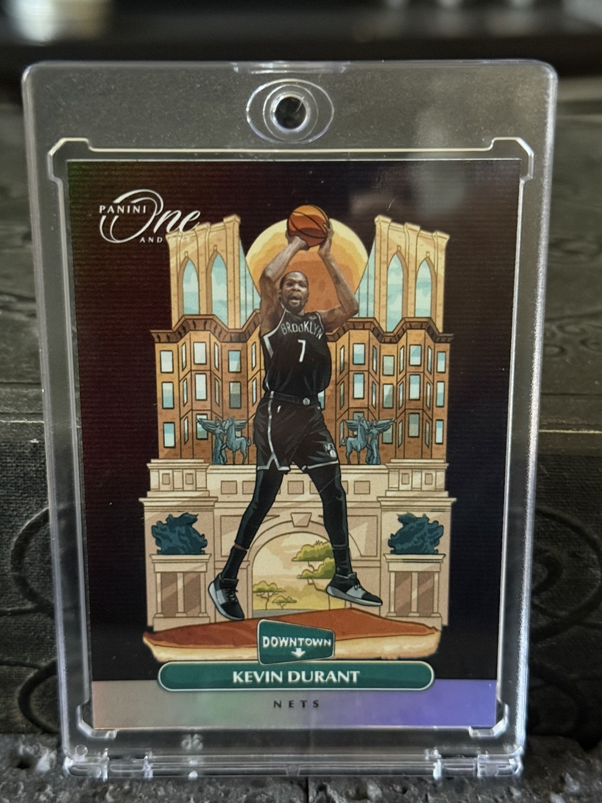 2020-21 Panini One and One Kevin Durant Downtown #6 Nets