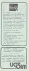 WNDU-FM U-93 South Bend IN Top 40 Radio Music Survey 9-23-83 — photo 2