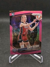 2025 Panini Prizm WNBA #104 Lucy Olsen RC Pink Prizm /175 Rookie Mystics 