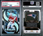 2024 Select - Drake Maye - Die-Cut Silver Prizm - PSA 9