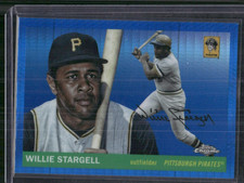 2025 Topps Chrome Platinum Anniversary Willie Stargell Blue Prism Refractor #421