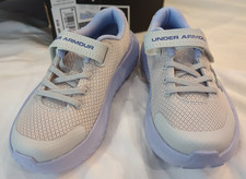 Under Armour Girl's Size 12K UA GPS Surge4 AC Hook Loop Sneaker Running School