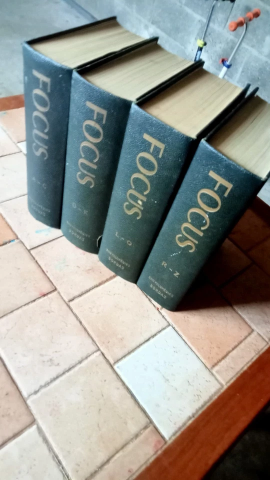 DICTIONNAIRE FOCUS BORDAS en 4 TOMES 1964 - Photo 2/2