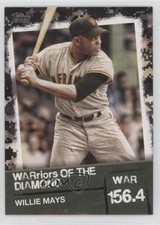 2020 Topps Warriors of the Diamond Black 189/299 Willie Mays #WOD-4 HOF 0b0