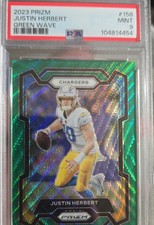 2023 Panini Prizm - Justin Herbert #158 Green Wave Prizm