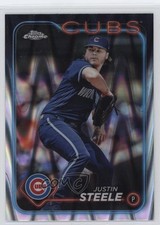 2024 Topps Chrome RayWave Refractor Justin Steele #258 0o5y
