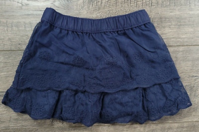 Baby Girl New Carter's 12 Month Dark Blue Lace Skirt