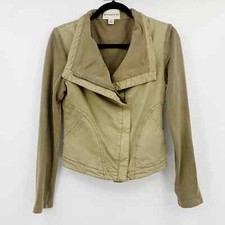 Marrakech Anthropologie Women's Army Green Moto Infantry Jacket Size S