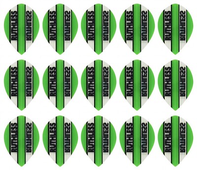5 New Sets Ruthless Pear Dart Flights - Ships w/ Tracking -  Green