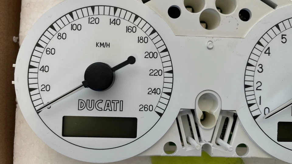Medidores de velocímetro Ducati GT 1000 2006 ORIGINALES OEM D6969 Foto 3 de 4