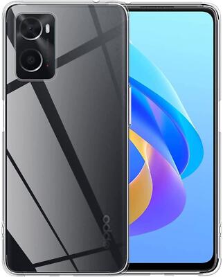 Für Oppo A57 4G Hülle, Slim Armor Klar Silikon Gel Handy Cover + Displayschutz