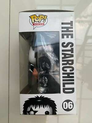 Funko Pop Rocks The Starchild Figure #06 Kiss Rock Retired