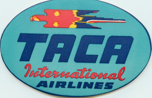 TACA INTERNATIONAL AIRWAYS ~ VÉNÉZUÉLIEN ~ Great Old Airline Bagage Label, 1949 - Photo 1 sur 2