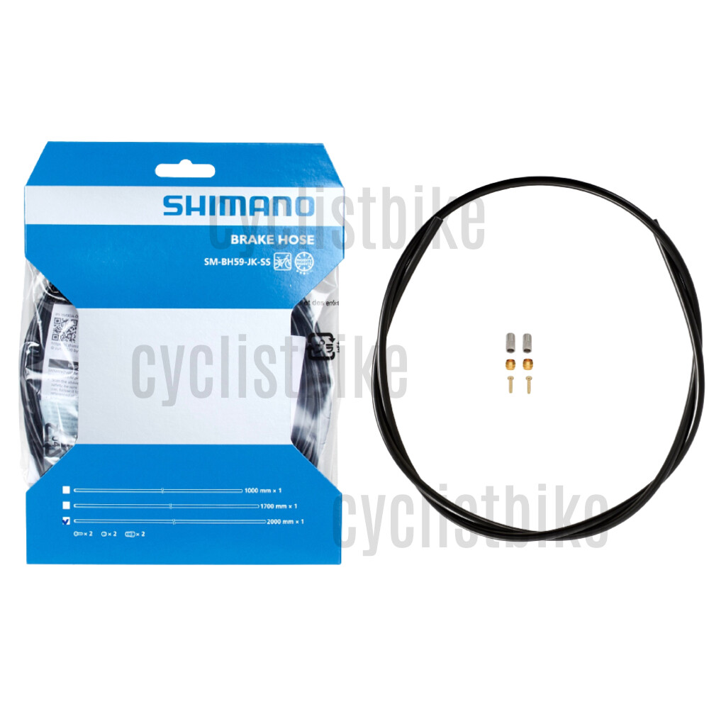 Shimano BH59-JK-SS 2000mm Disc Brake Hose Kit Black | eBay