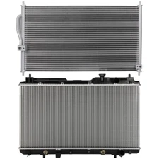 For 1997-2001 Honda CR-V Aluminum Radiator & AC Condenser Cooling Kit