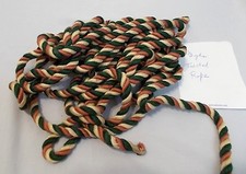 8 1/3 YARDS OF 3/8" MULTI-COLOR GREEN/TAN TWISTED CORDING - FREE SHIPPING