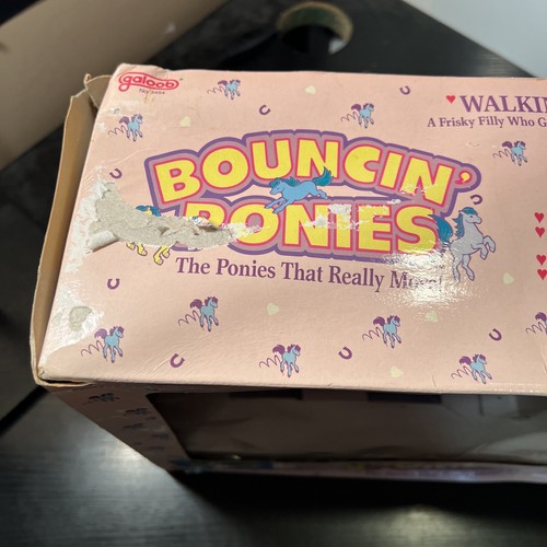 Galoob Bouncin’ Ponies Purple Walkin’ Pony & Her Carriage Walking Pony NIB #3454 - Picture 17 of 20