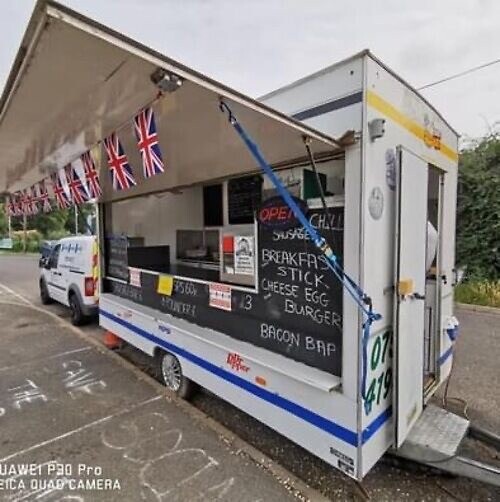 burger van food trailer Tonbridge Pitch Included Catering Van For
