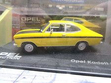 OPEL Kadett B Coupe Sport Rallye 1965 - 1967 gelb schwarz IXO Altaya RAR 1:43