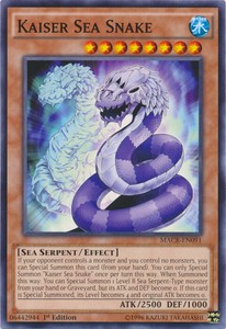 Kaiser Sea Snake - MACR-EN091 - Common - 1st Edition x3 - Near Mint
