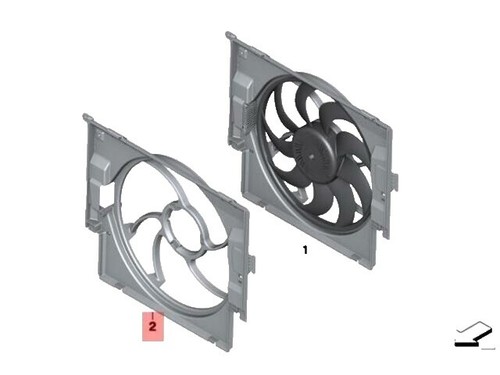 Nissan Genuine 300ZX Fairlady Z Non Turbo Radiator Fan Shroud