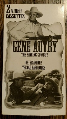 Gene Autry The Singing Cowboy Oh Susanna The Old Barn Dance Vhs
