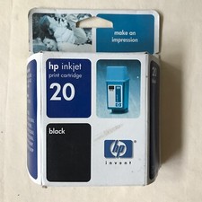 NEW HP 20 Black Ink Cartridge Apollo Exp 10/05 Factory Sealed in Box NIB