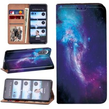 Print Leather Stand Phone case Cover For Sony Xperia L4/1 II/10 II/10 III/10 IV