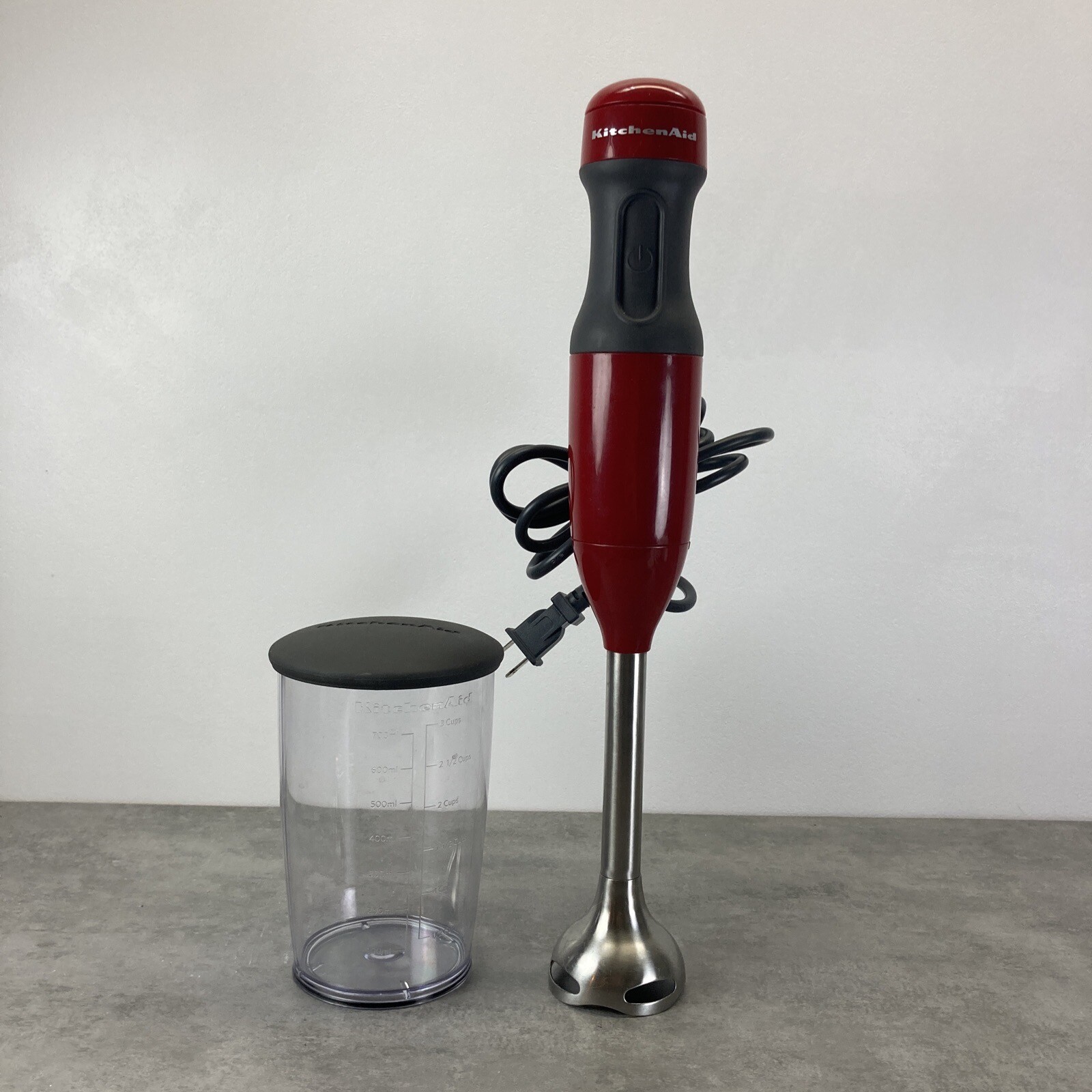 Kitchenaid 2 Speed Immersion Hand Blender Empire Red KHB1231ER Working