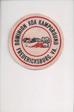 Dominion KOA Kampground Fredericksburg, VA patch