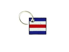 CHARLIE International Nautical Flag Patch Patch Embroidered Keychain