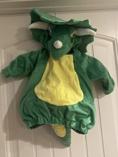 Baby Triceratops Dinosaur Halloween Costume Play Pullover 6-12M Hyde  EEK 