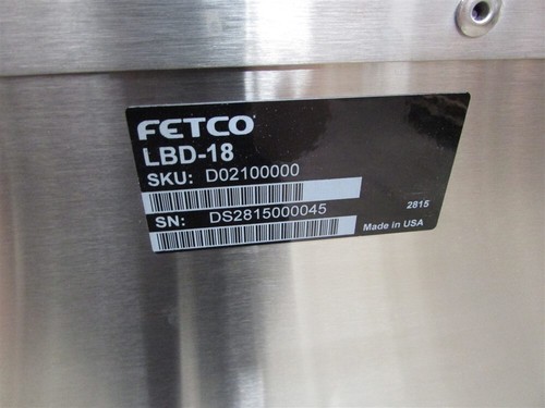 New Fetco Luxus 18 Gallon Thermal Dispenser with Cart LBD-18 w/ cosmetic damage - Picture 6 of 10