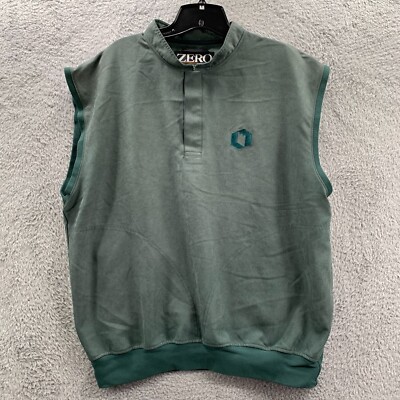 ZERO RESTRICTION Jacket Mens Size Large Green Golf